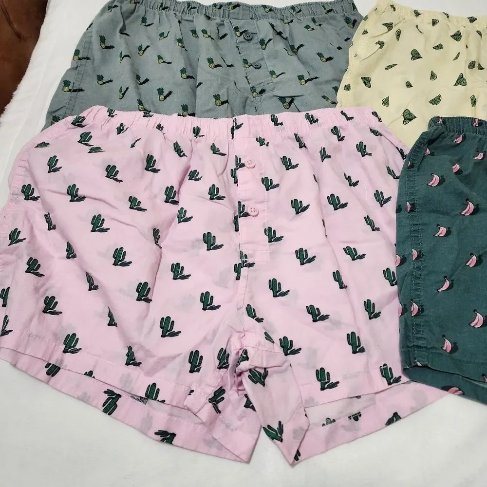 H&M Men's Colorful Fruits Boxers Set of 5 Piece Size Medium M